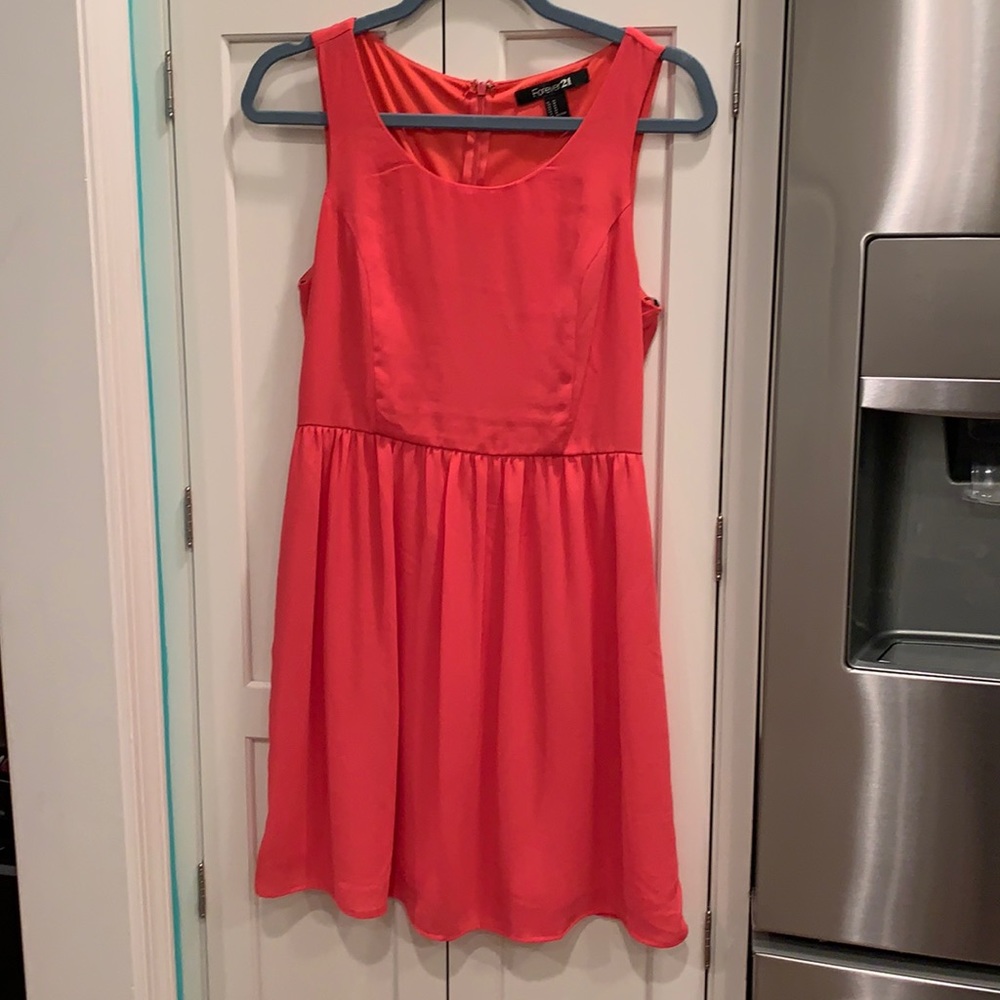 Coral dress